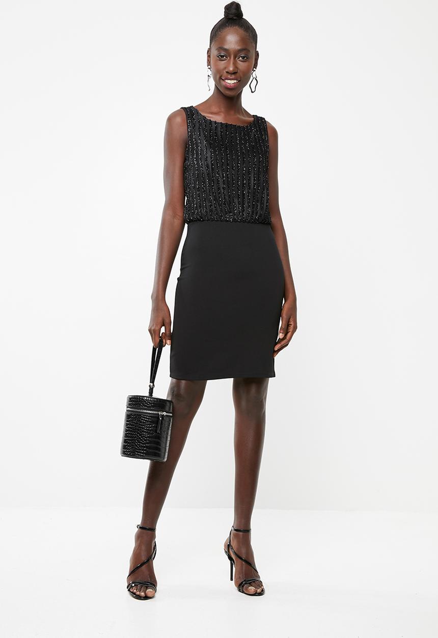 Vero Moda - Shane sleeveless short dress - black