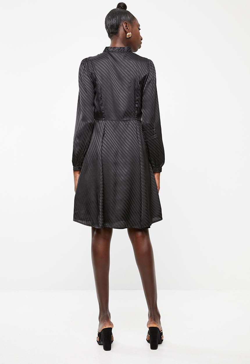Vero Moda - Wonda long sleeve dress - black