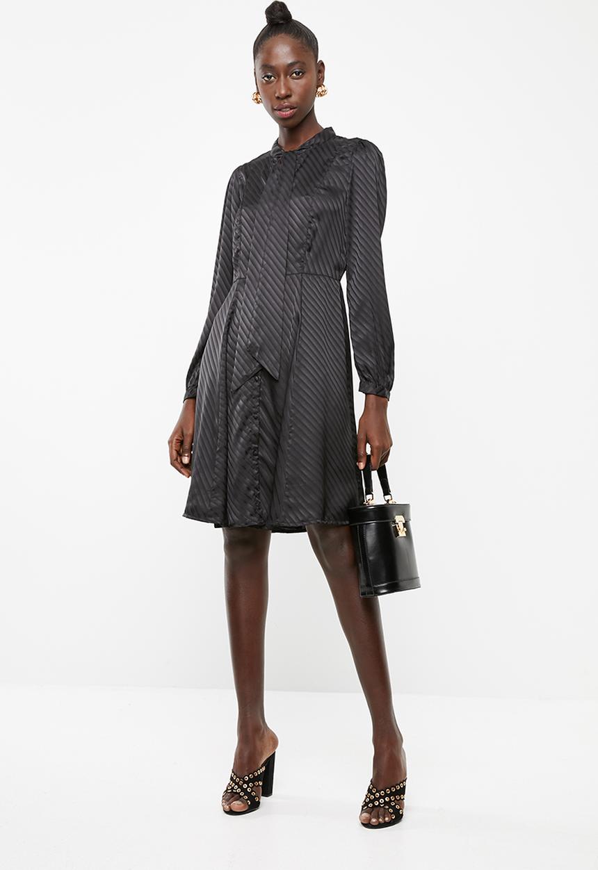 Vero Moda - Wonda long sleeve dress - black