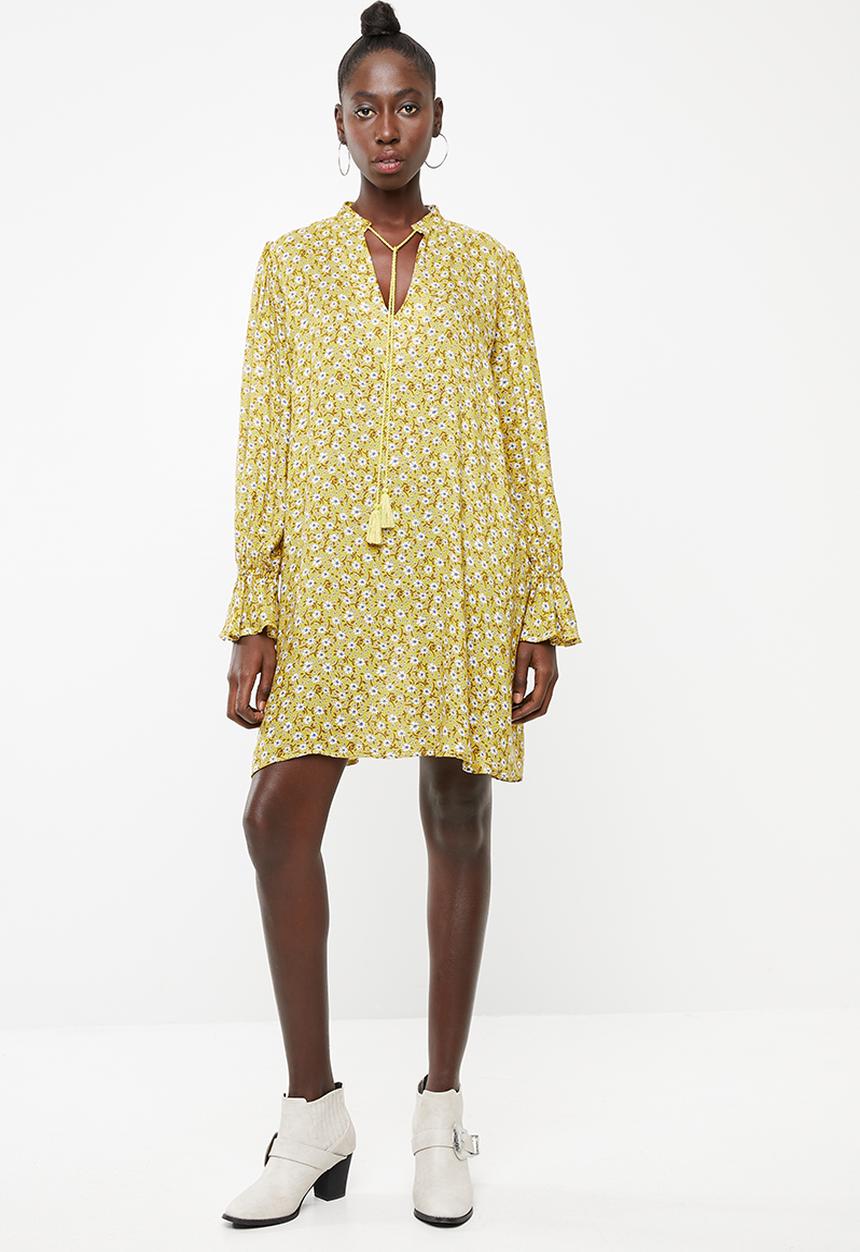 Superbalist - Peasant dress - yellow