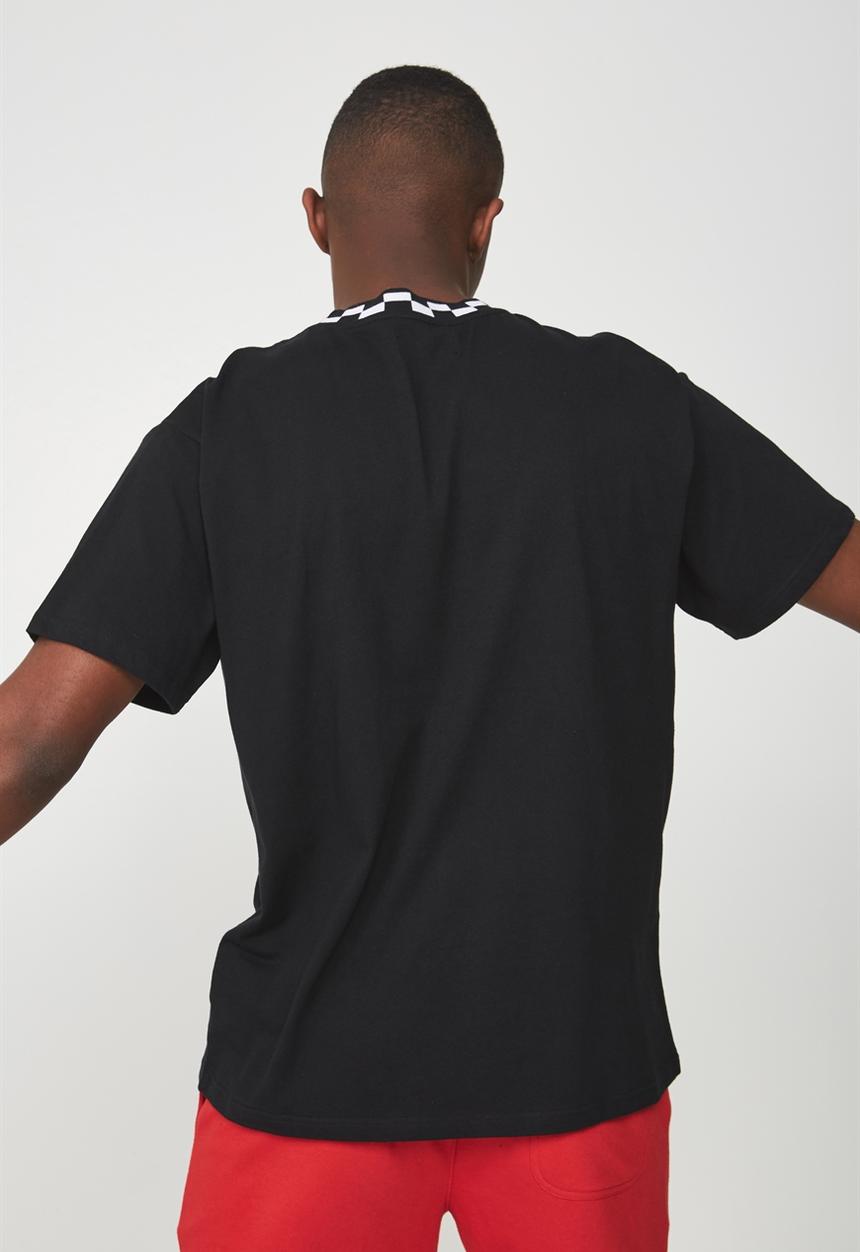 Cotton On - Downtown loose fit tee - black