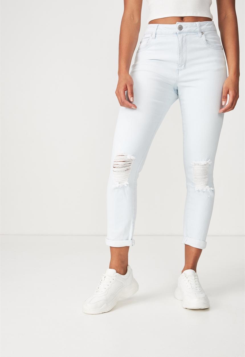 Cotton On - High rise 90's stretch jean - blue 