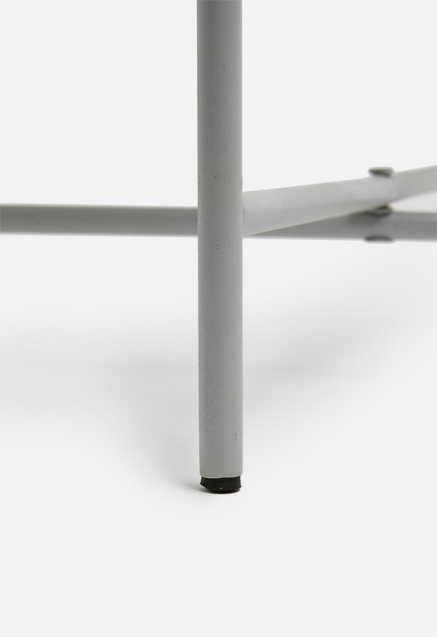 Sixth Floor - Dianara tray table - grey & wood 
