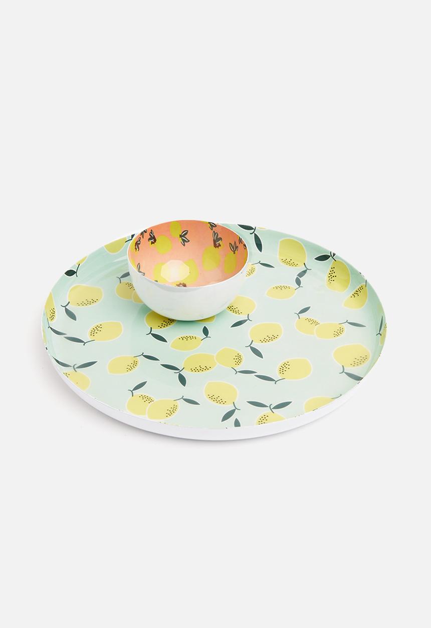 Sixth Floor - Lemon tray - blue 
