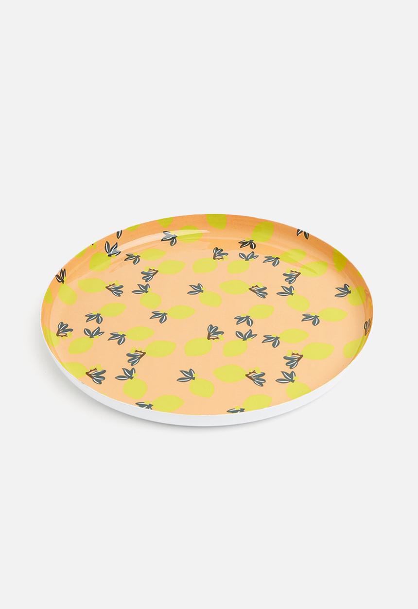Sixth Floor - Lemon tray - peach