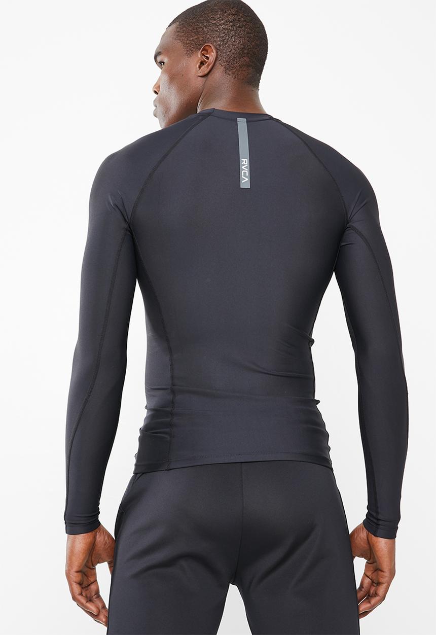 RVCA - Compression long sleeve crew - black 