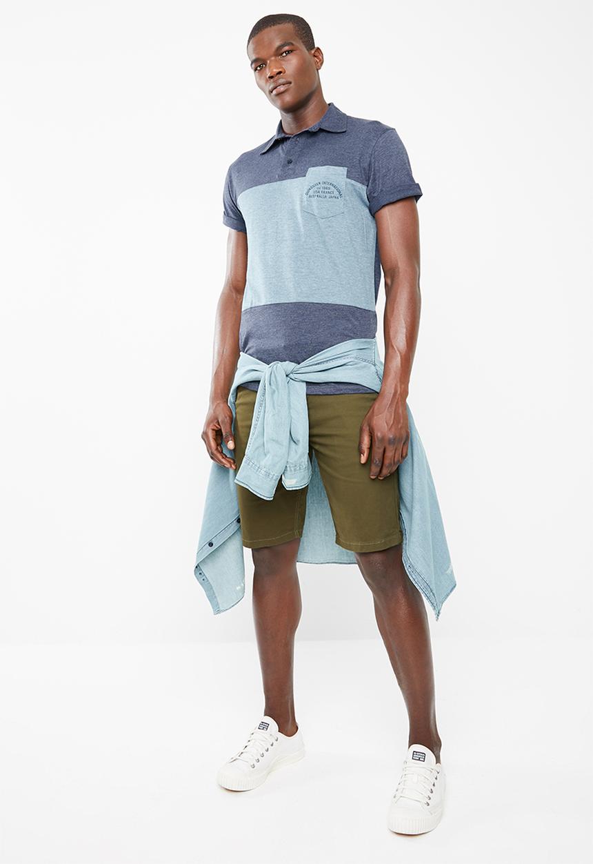 Quiksilver - Kosta golfer - navy & blue 