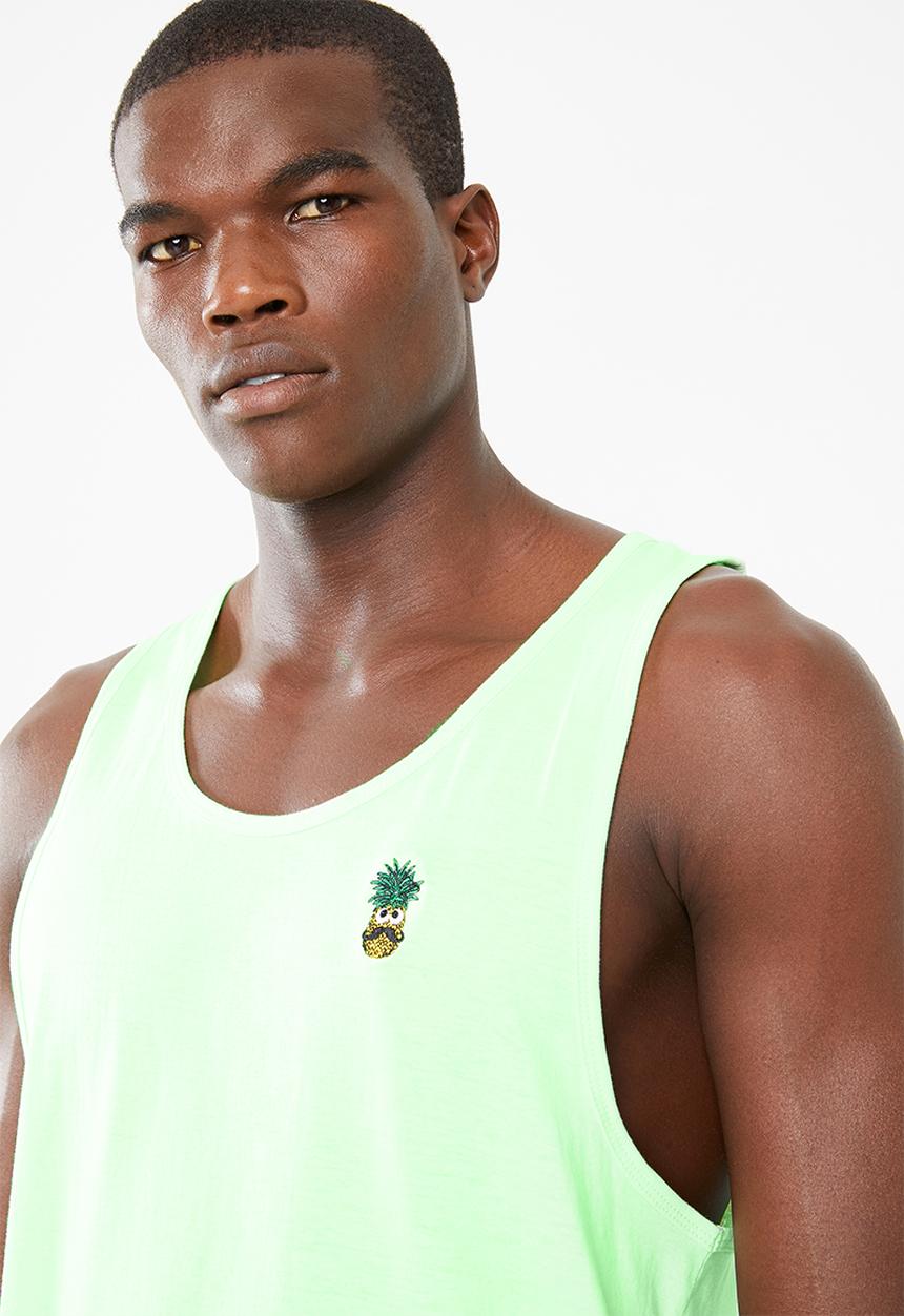Brave Soul - Denali scoop neck vest - green