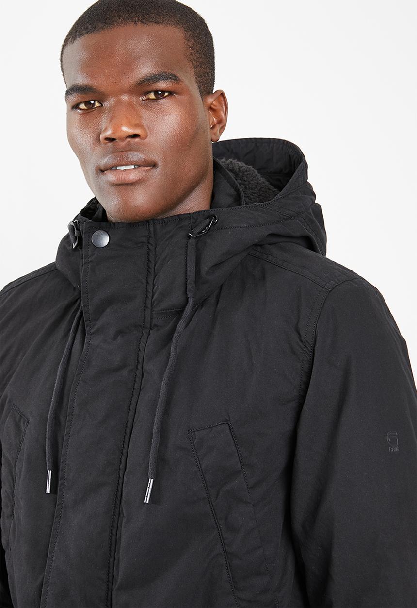 G-STAR - Vodan padded hdd sherpa parka - black