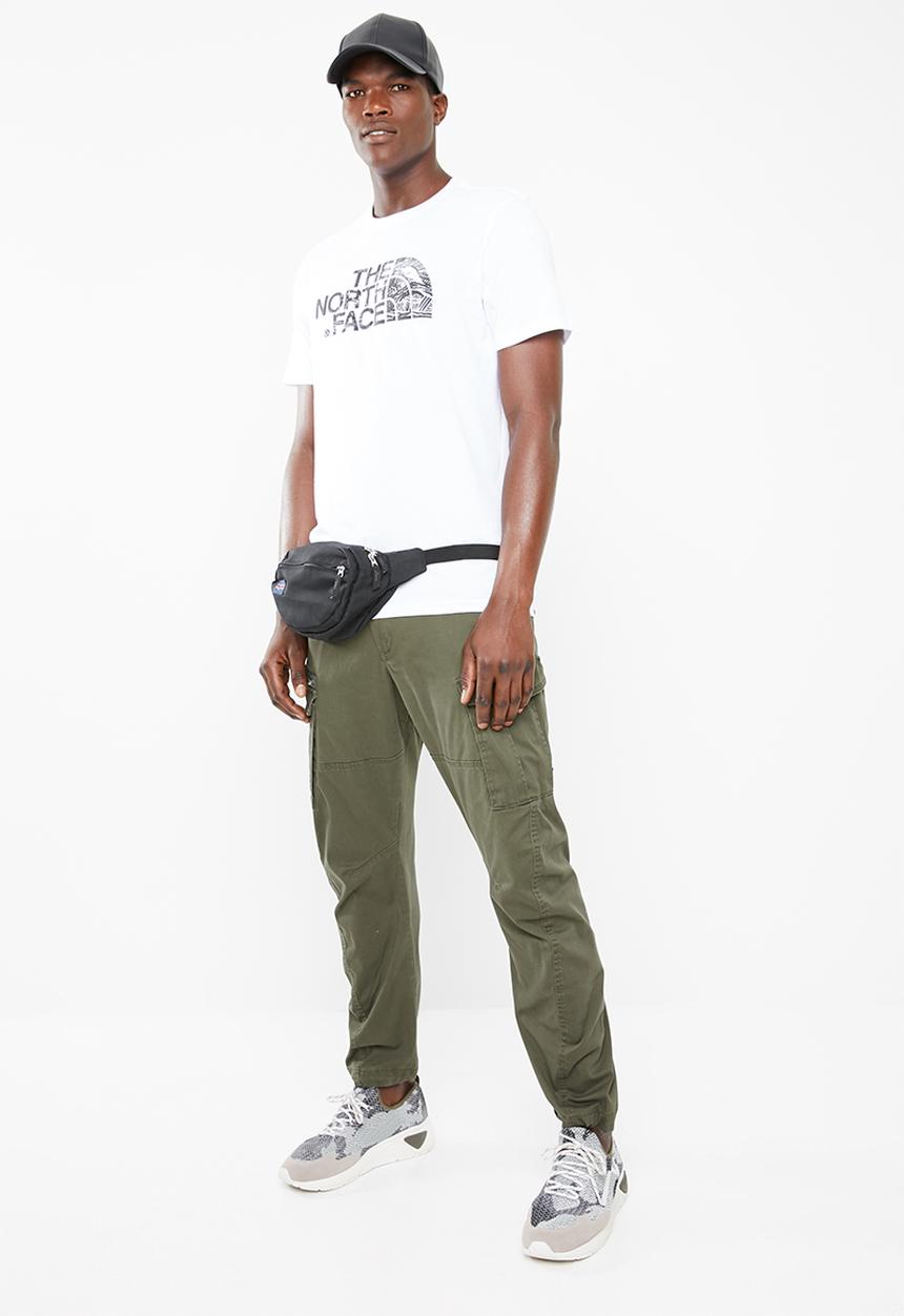 The North Face - Woodcut dome short sleeve tee - white