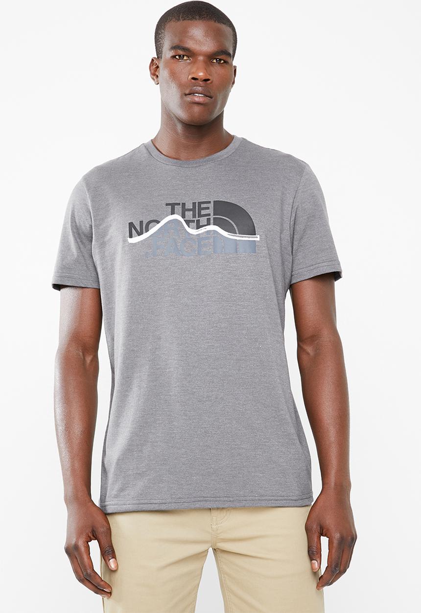 The North Face - Mountain line short sleeve tee - charcoal