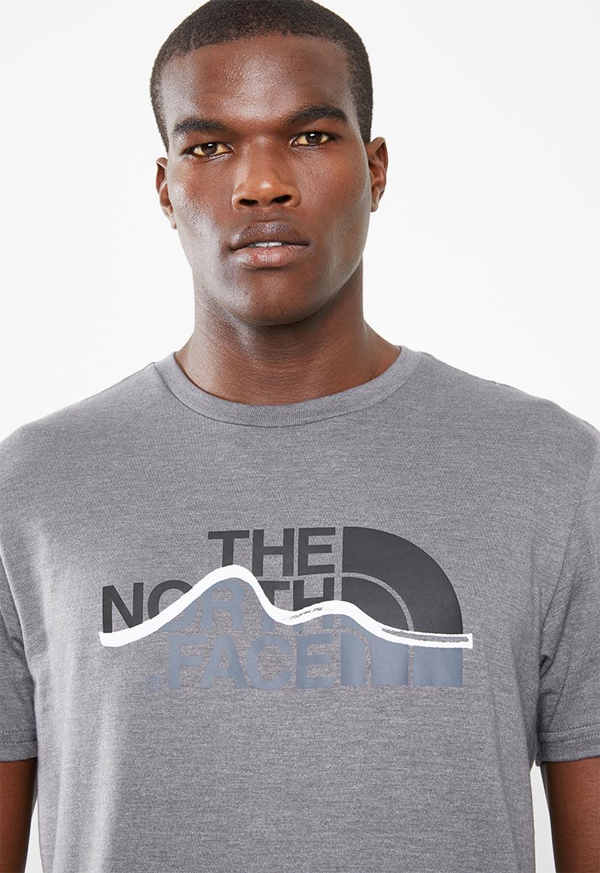 The North Face - Mountain line short sleeve tee - charcoal