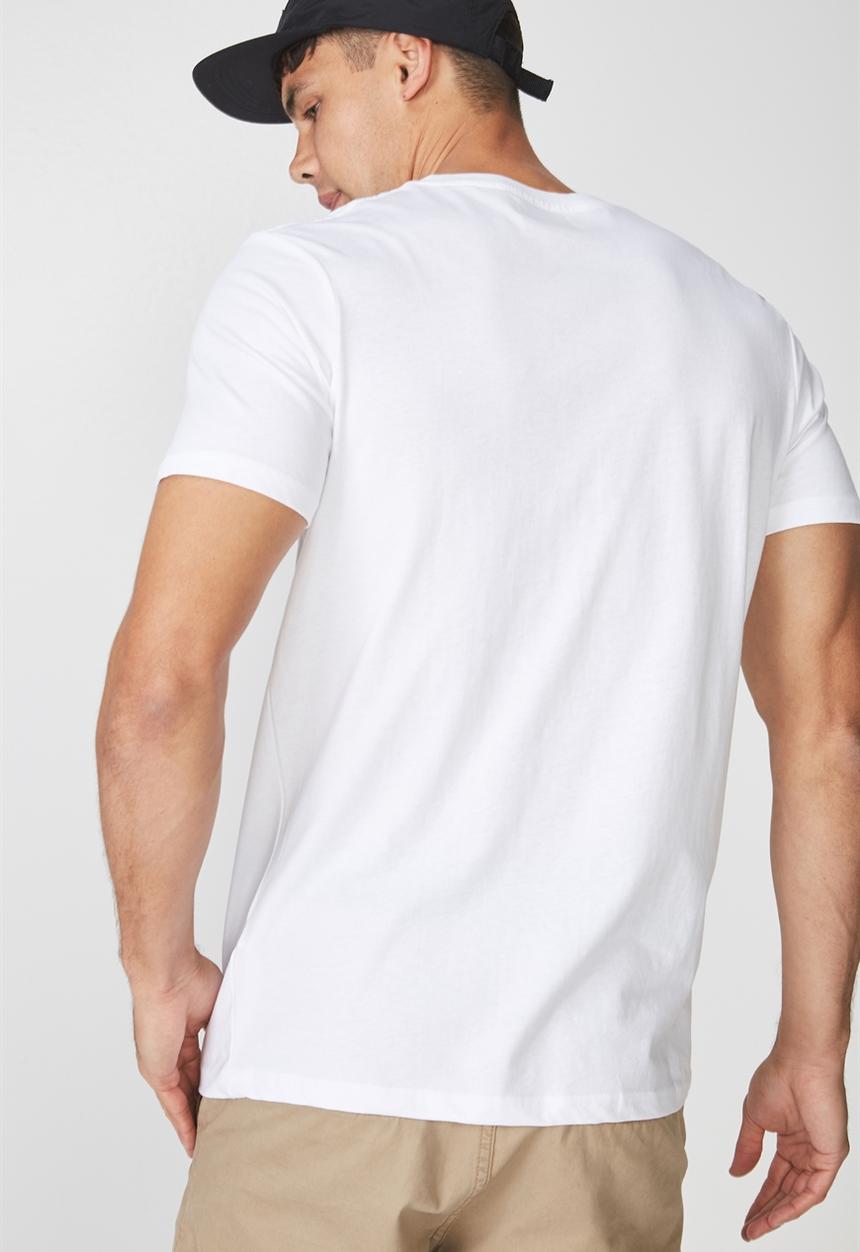 Cotton On - Tbar short sleeve tee - white