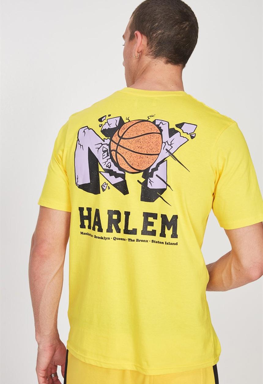 Cotton On - NYC smash t-bar tee  - yellow