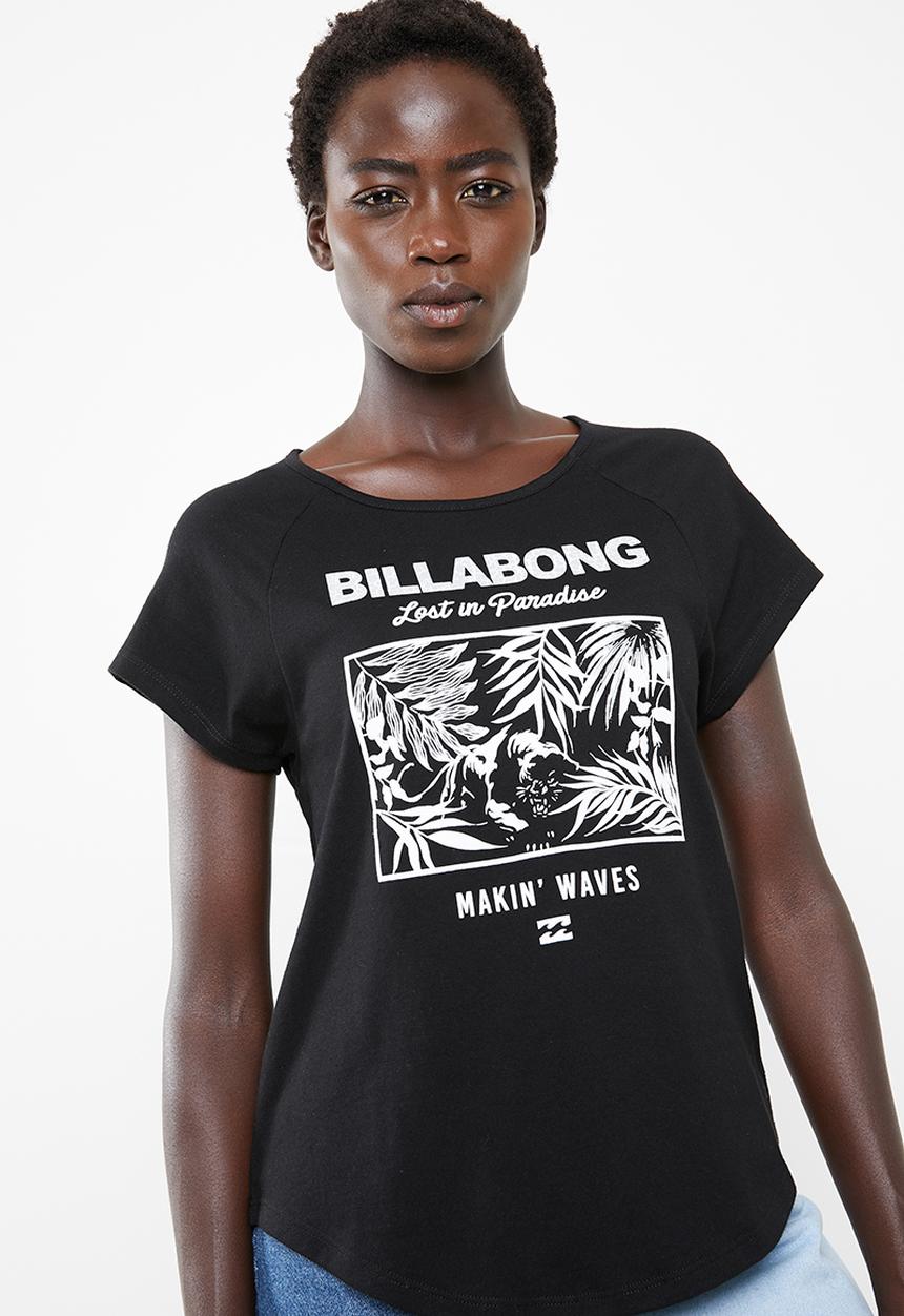 Billabong  - Rumble raglan tee - black