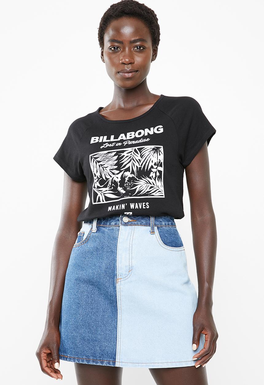 Billabong  - Rumble raglan tee - black
