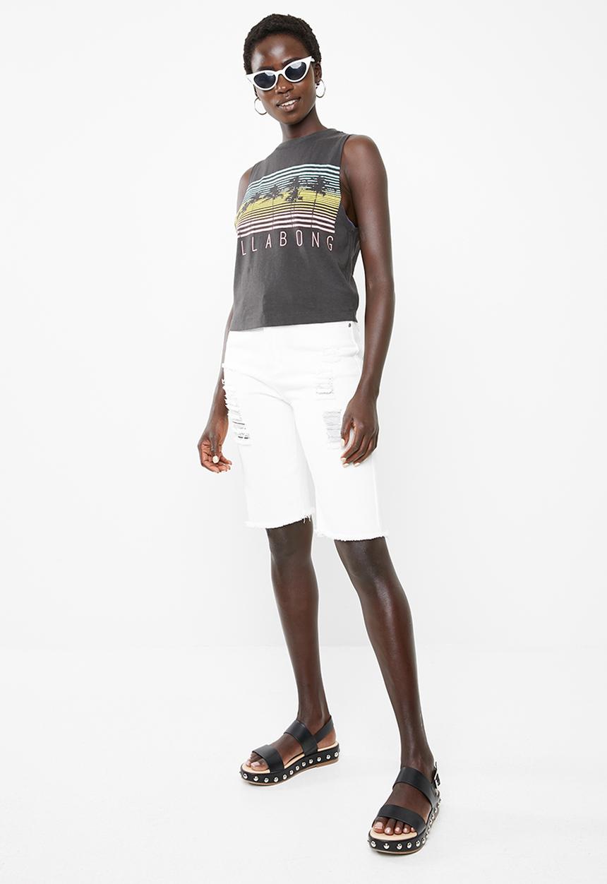 Billabong  - Be free muscle tee - charcoal