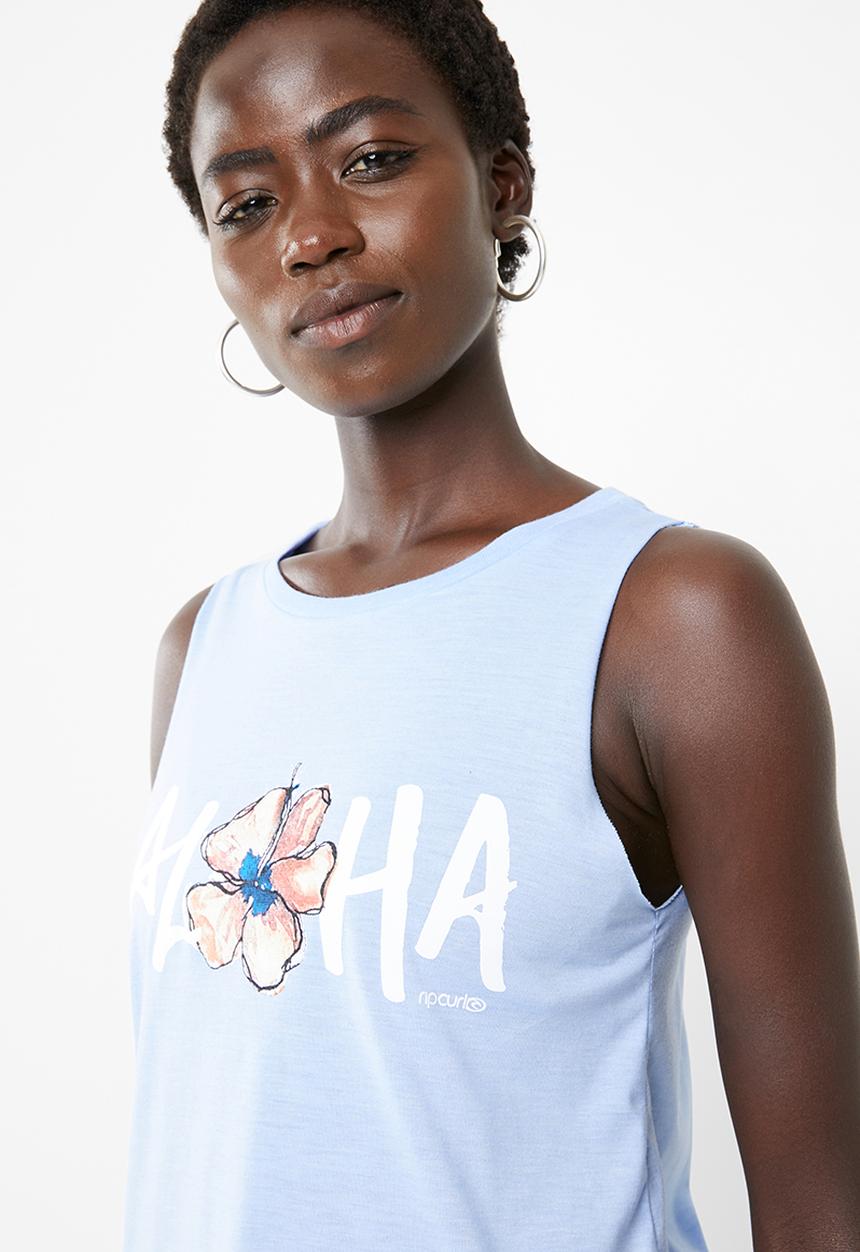 Rip Curl - Aloha tropics tank - blue