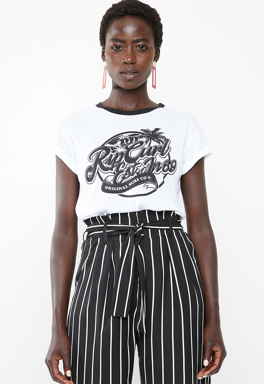 Rip Curl - Surf original tee - white & black 