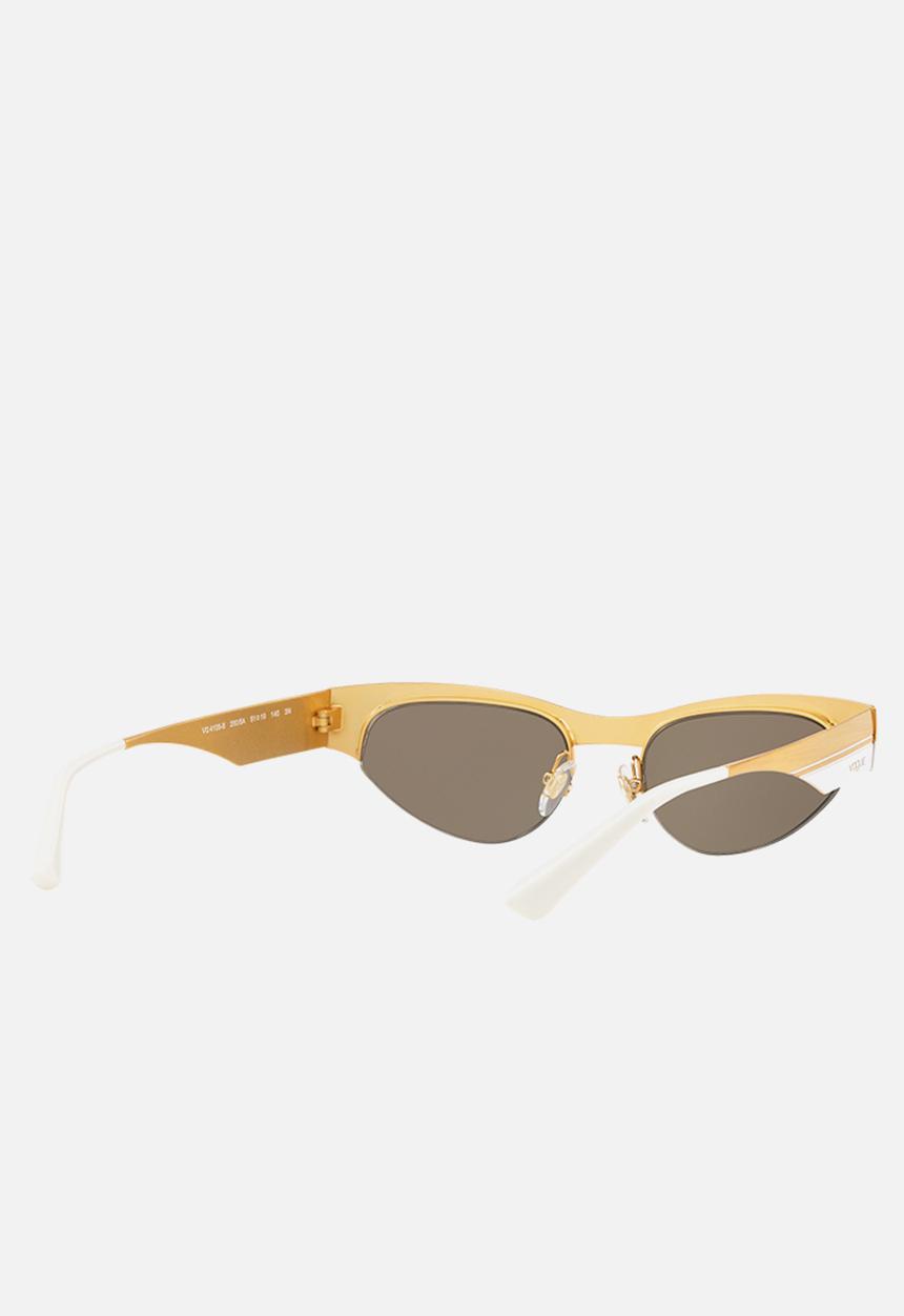 Vogue Eyewear - Gigi Hadid-VO4105S sunglasses-brushed gold/white
