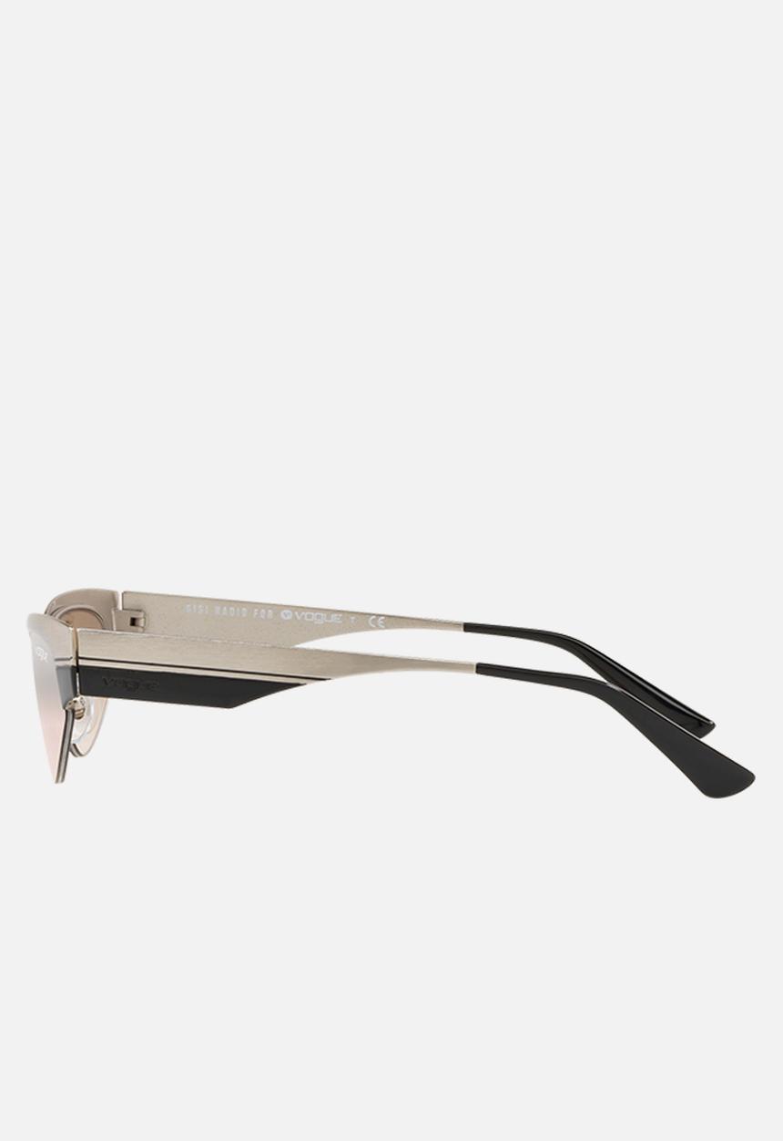 Vogue Eyewear - Gigi Hadid-VO4105S sunglasses - brushed silver/black