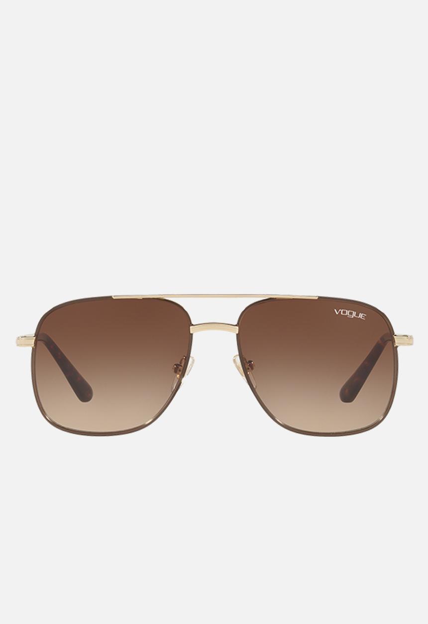 Vogue Eyewear - Gigi Hadid - VO4083S sunglasses 55mm - gold/brown gradient