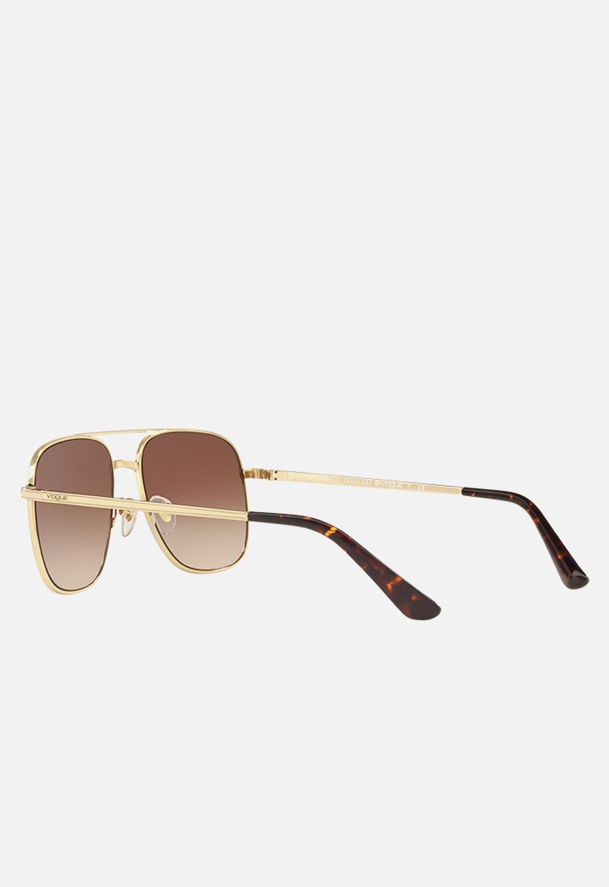 Vogue Eyewear - Gigi Hadid - VO4083S sunglasses 55mm - gold/brown gradient