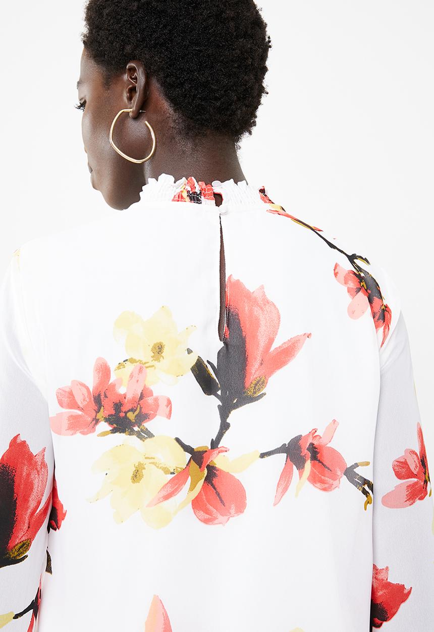 Vero Moda - Katy long sleeve high neck top - multi 