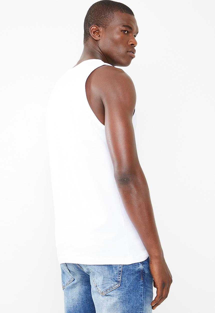 DC - Warfare cotton tank - white