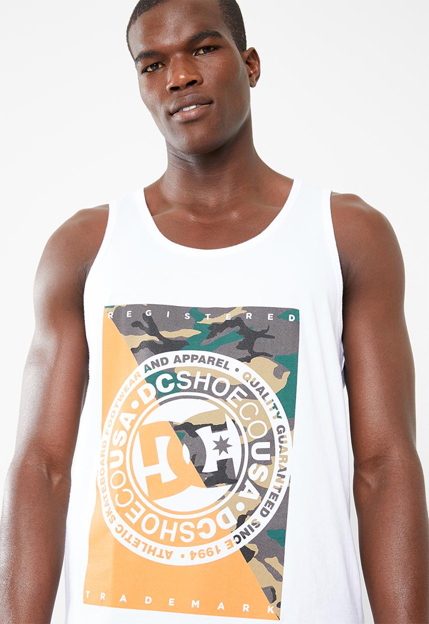 DC - Warfare cotton tank - white