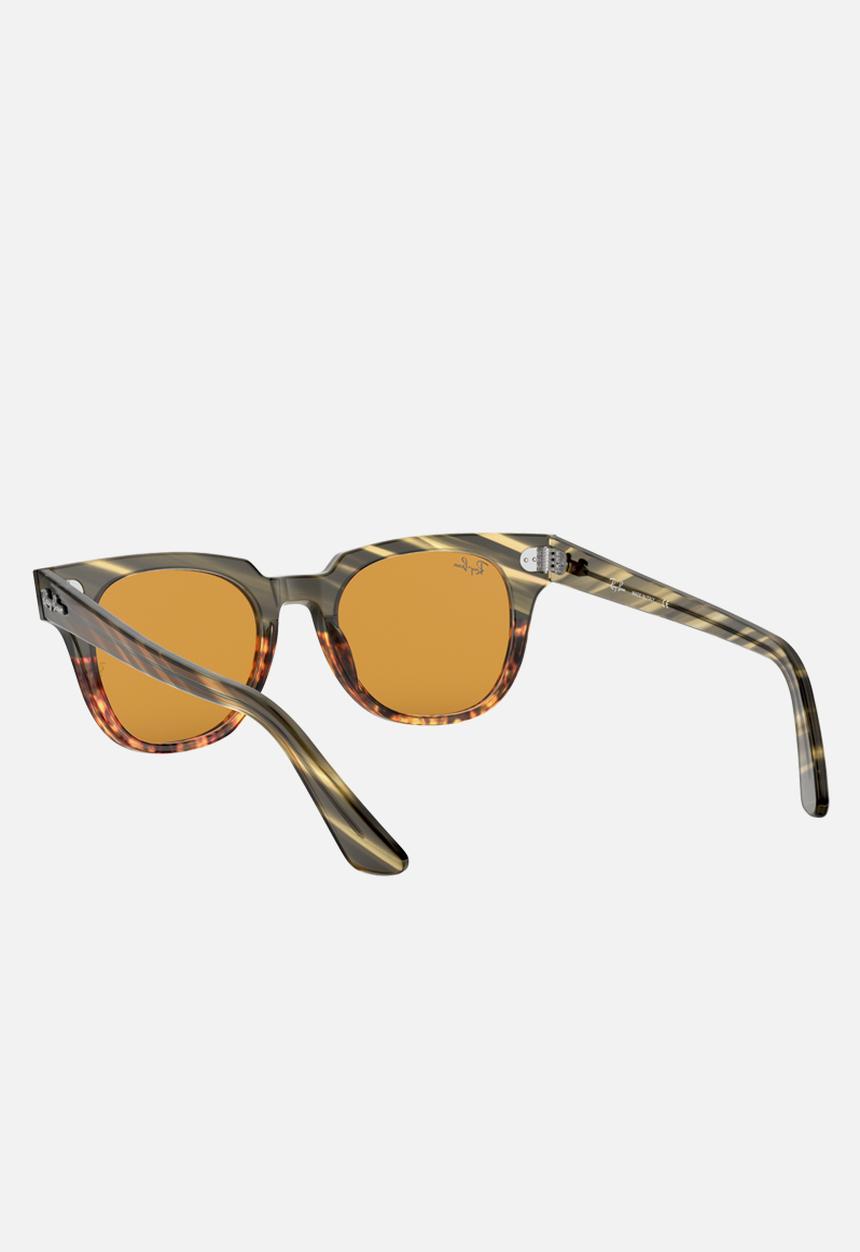 Ray-Ban - Meteor sunglasses - yellow gold/green gradient stripped