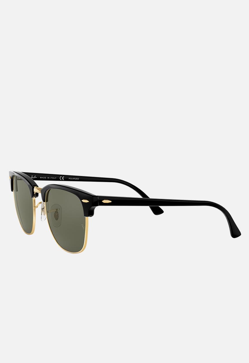 Ray-Ban - Clubmaster sunglasses - black/crystal green polarised