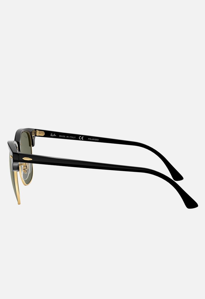 Ray-Ban - Clubmaster sunglasses - black/crystal green polarised