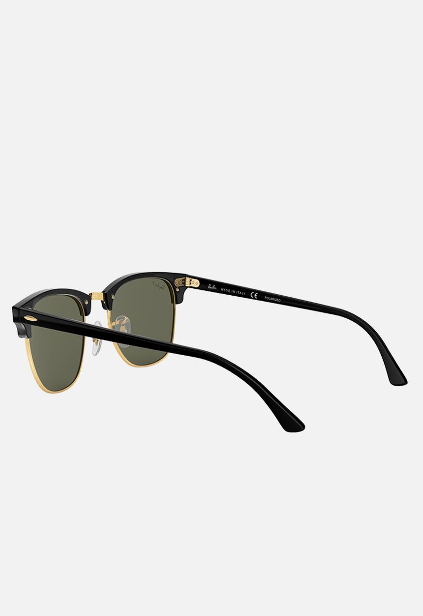 Ray-Ban - Clubmaster sunglasses - black/crystal green polarised