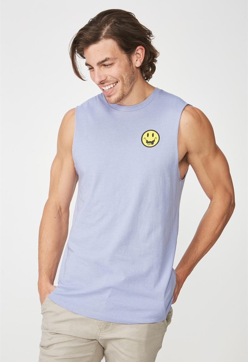 Cotton On - Tbar muscle - purple 
