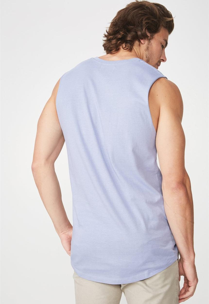 Cotton On - Tbar muscle - purple 