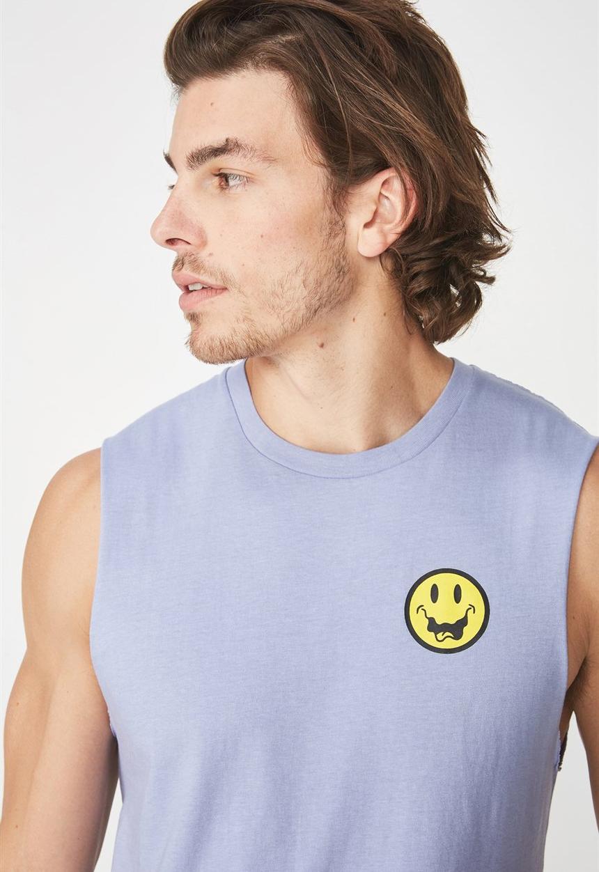 Cotton On - Tbar muscle - purple 