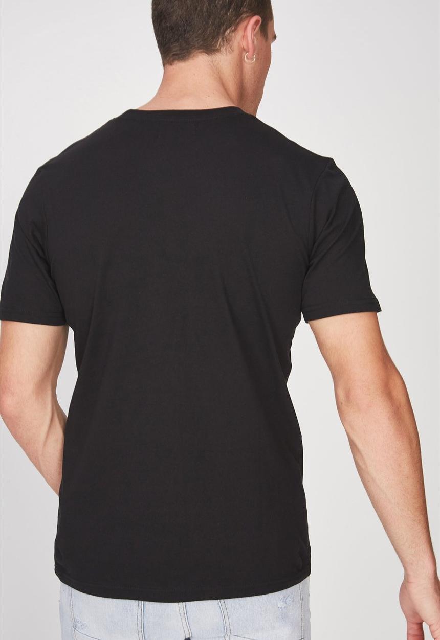 Cotton On - Seen in colour Tbar tee  - black