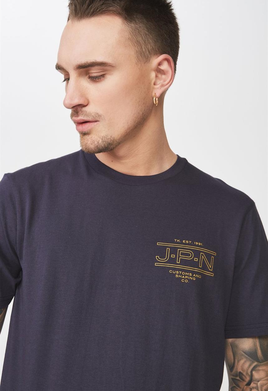 Cotton On - Japan customs Tbar tee - navy