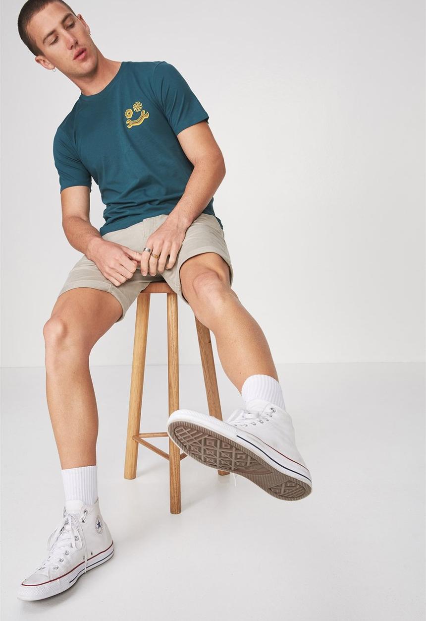 Cotton On - Garage daze Tbar tee - blue 