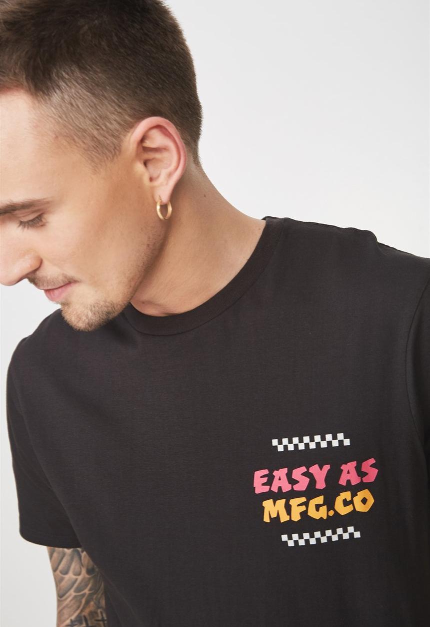Cotton On - Easy Tbar tee - black