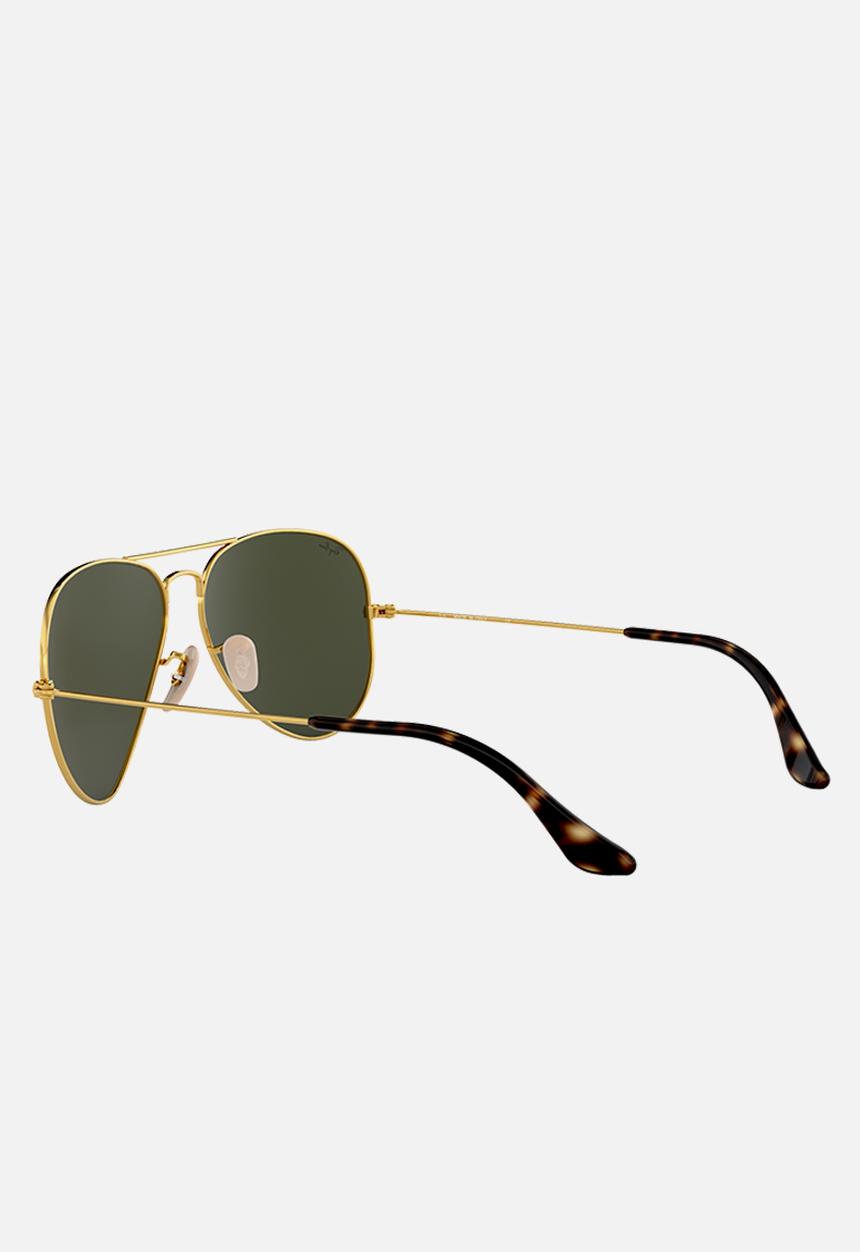 Ray-Ban - Aviator sunglasses  58mm - gold &  dark green