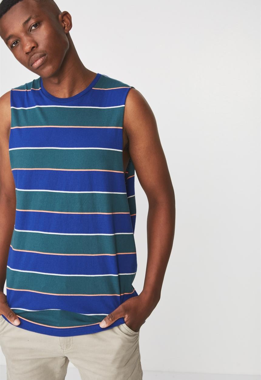 Cotton On - Big stripe Tbar tee - multi