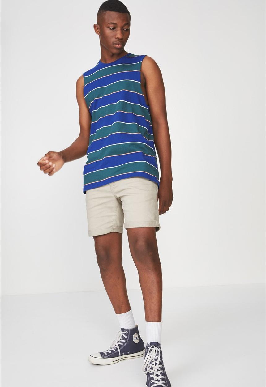 Cotton On - Big stripe Tbar tee - multi