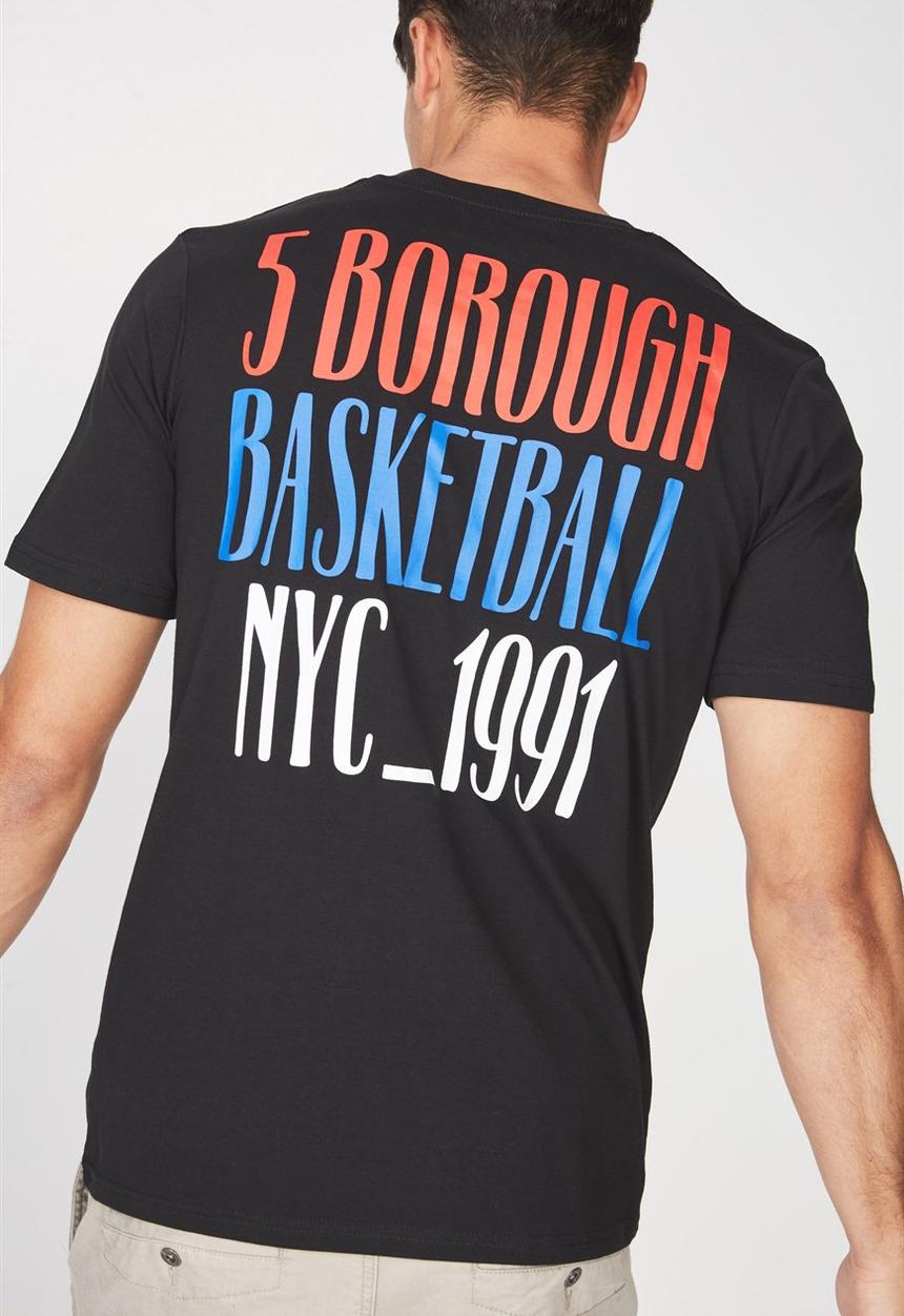 Cotton On - Borough 1991 Tbar tee - black