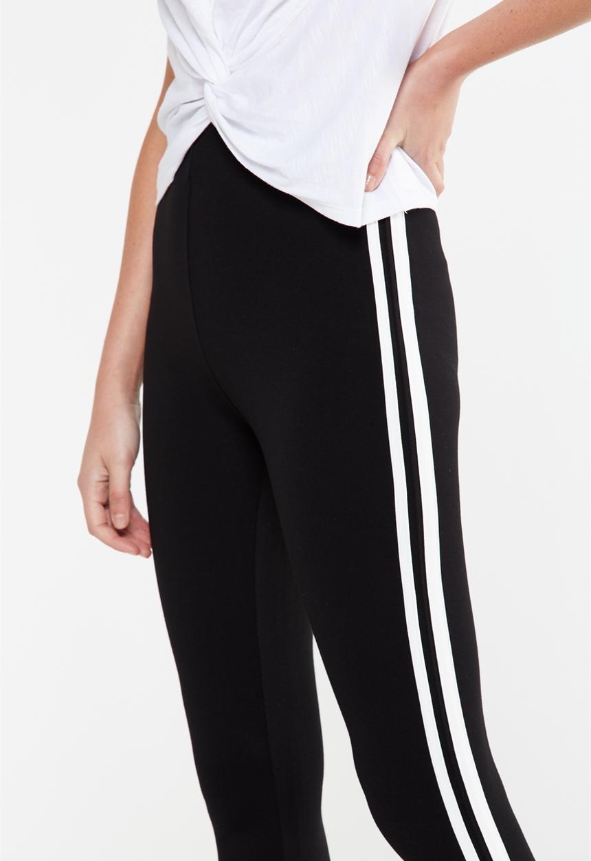 Cotton On - Dante leggings - black and white