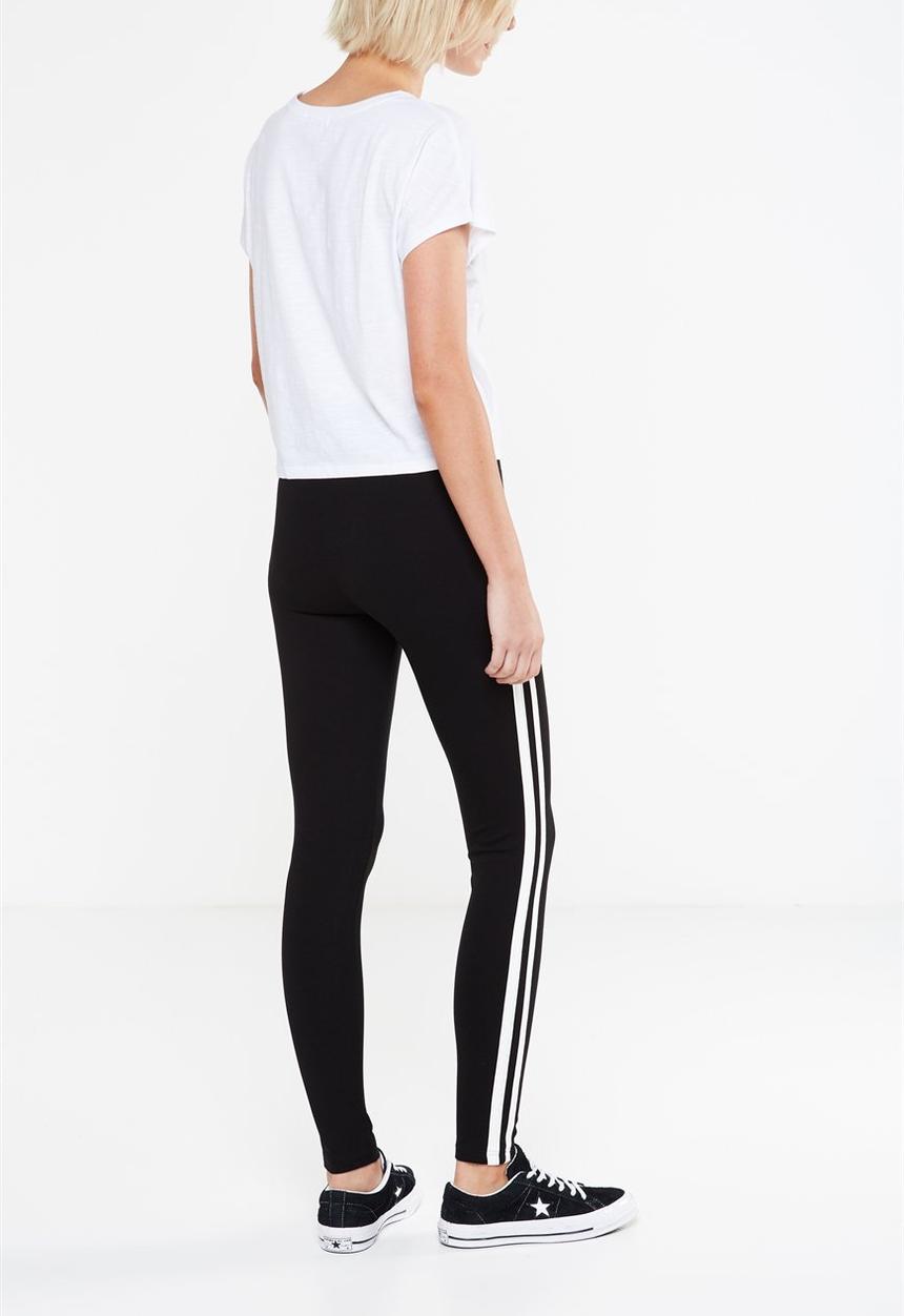 Cotton On - Dante leggings - black and white