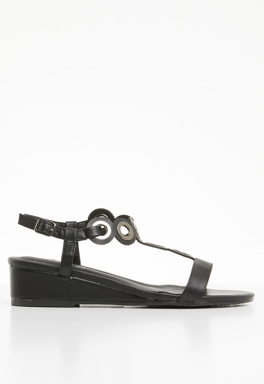 Butterfly Feet - Orenda wedge heel - black