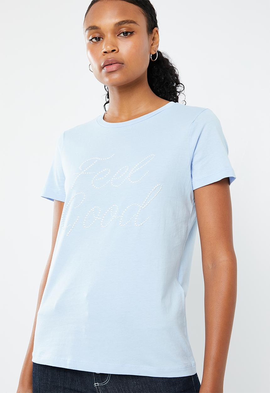 Vero Moda - Day short sleeve T-shirt - blue