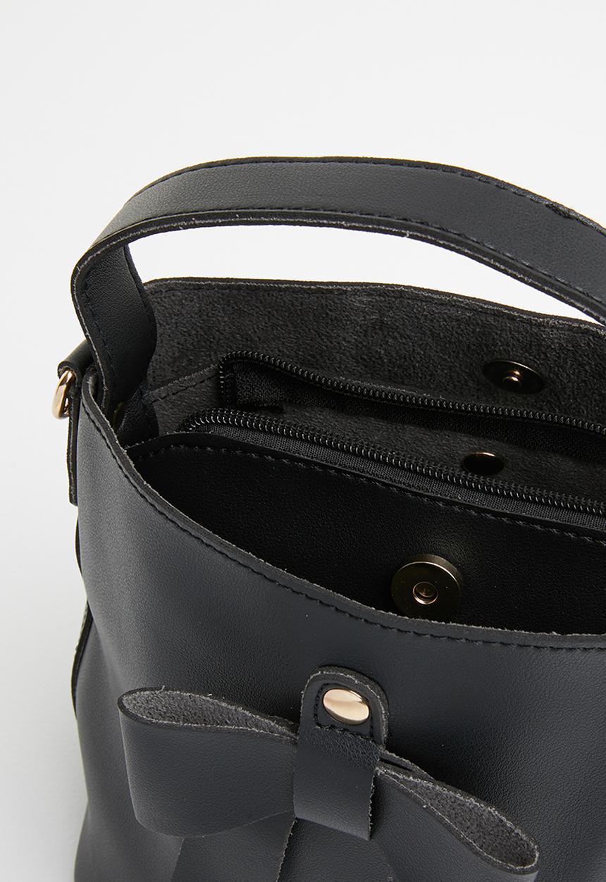 Joy Collectables - Bow detail bag - black
